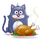 Hungry cat