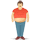 Muscle and fat guy