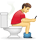 On the loo