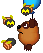 Pooh on a ball